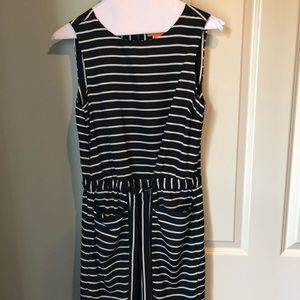 Black and White striped dress